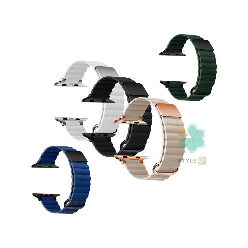 قیمت و خرید بند Magnetic Leather Loop ساعت Apple Watch با رنگبندی متنوع و شیک